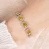 Pulsera Europea y Americana Elegante Simple Exquisita Lujo Circonita Micro-incrustada ins Diseño Nicho Vestido de Novia Joyería para Cena