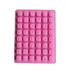 26 Teclas de Letras y Números Molde de Chocolate de Silicona de Grado Alimenticio Piedra Difusora Molde para Bricolaje Gránulos de Cera Pintura a la Cera