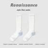 Calcetines de Compresión para Pantorrilla Renaissance Sports para Mujer, Malla Fina Transpirable de Verano, Calcetines Largos para Correr y Ciclismo