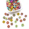 Diy contas de cerâmica macia cor misturada frutas cartoon letras inglesas contas perfuradas explosões europeias e americanas cortadas pulseira material