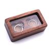Procesamiento y Personalización Caja Anillo Madera Maciza Anillo Original