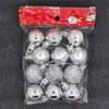 12 Preço Decoração de Natal Presente de Natal Bola Brilhante de 3cm Bola de Natal Pingente para Árvore de Natal