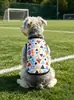 Nuevo Chaleco Estampado de Dibujos Animados Iins Fresco y Transpirable para Perros Pequeños, Adecuado para Todas las Estaciones