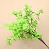Planta Verde Artificial Madera de Caballo Flor Falsa Campanilla Japonesa Adorno Decoración con Flores Artificiales para Sala de Estar Mesa de Comedor