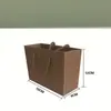 Sacolas de Papel Presente Pretas para Atacado Transfronteiriço, Sacolas para Embalagem de Joias, Sacolas Tote Pretas Prontas, Produtos Requintados Fornecidos Diretamente pelos Fabricantes