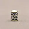 Yiluya plata S925 cuentas de barril Xiangyun tubo redondo accesorios Ruyi retro accesorios material de cuentas hecho a mano DIY joyería