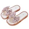 Pantuflas de princesa de verano para niñas, cómodas, grandes, pequeñas y medianas, antideslizantes, de fondo suave, para interiores y exteriores, lindas sandalias y pantuflas para niñas.