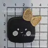 Venta Directa de Fábrica de Etiquetas Tejidas de Dibujos Animados de Línea Especial, Etiquetas Bordadas con Borde Cerrado, Accesorios para Ropa, Decoraciones para Zapatos y Sombreros, y Decoraciones para Bolsas