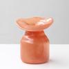 Creativo simple avanzado color degradado boca grande vidrio hecho a mano jarrón hidropónico hogar suave mesa decoración de mesa