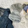 Jiuyue pick siete ~ suave suave transfronterizo nicho con lana degradado vuelta arriba gorro de lana tejido gorro frío simple invierno