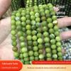 Acessórios para Joias DIY de Pedra Natural em Estoque Transfronteiriços para Mulheres, Contas Redondas de Jade do Sul, Colares de Contas, Joias, Pulseiras