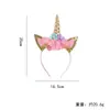Diademas Nuevas de Cabeza de Unicornio Transfronterizas en Stock, Accesorios para el Cabello para Fiestas Navideñas Infantiles, Accesorios para el Cabello Lindos de Dibujos Animados de Nicho