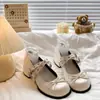 Sapatos Mary Jane de Couro Prata para Mulheres 2026 Nova Moda Primavera Salto Alto Grosso Estilo Francês Elegante Sapatos de Salto Único para Combinar com Saias