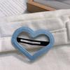 Celebridad de Internet Nuevo Mezclilla Estrella de Cinco Puntas Corazón Pinza BB Pinza para el Cabello Linda Estudiante Femenina Pinza para el Fleco Pinza Lateral Accesorios para el Cabello de Boutique