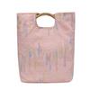 Bolsa casual listrada da moda feminina 2024 Nova bolsa transversal da moda Bolsa de ombro Bolsa feminina simples de transporte de mão