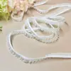 3 metros precio DIY encaje multicolor 6mm hilo de nieve borde de encaje elástico cinta de volante plisado accesorio muñeca bjd