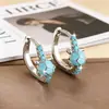 Yanbai Venta Caliente Transfronteriza Serie Azul Océano Pendientes Pendientes de Tachuela Tortuga Marina Turquesa Lindos Frescos Playa Versátiles Pendientes
