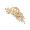Broche Novo Feito à Mão Transfronteiriço Acessórios de Cristal de Alta Qualidade para Mulheres Acessórios Retro de Alta Qualidade Atmosféricos para Terno Casaco Folha