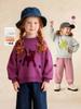 Roupas Infantis Amila 26ª Nova Coleção de Inverno Moletom de Lã com Gato de Desenho Animado para Meninas Blusa Quente Fofa para Crianças