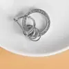 Chaveiro de Carro Cheio de Strass Quente Chaveiro de Casal Pingente de Bolsa Anel de Chaveiro de Diamante DIY