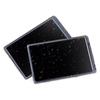 Cubierta para tarjeta anti-miradas cubierta protectora para tarjeta de identificación de doble cara protección contra fugas para tarjeta bancaria cubierta para documentos privados anti-desmagnetización impermeable