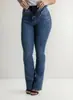 [Personalización de Jeans] Pantalones Rectos Sueltos de Pierna Ancha Transfronterizos Latinoamericanos Ropa de Denim Elástico de Algodón Europea y Americana Personalización
