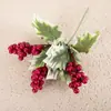 Fabricante de Ramas de Bayas Navideñas Recomienda Flores Artificiales Estilo Ins para Decoración del Hogar, Flores Artificiales para Bodas Transfronterizas al por Mayor