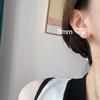 Aretes redondos de perla australiana blanca helada y nieve sin costuras aretes 2024 nuevos clip para la oreja de bobina de mosquito sin perforación para mujer