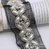 Cross-border exclusivo spot 4.5 cm versão coreana de pesado artesanal frisado pérola laço diy roupas acessórios para o cabelo acessórios de casamento