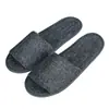 Pantuflas desechables de hotel, pantuflas de lino, pantuflas portátiles antideslizantes engrosadas para casas de huéspedes, hospitalidad en el hogar y salones de belleza, venta al por mayor