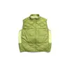 Colete puffer Shibuya Element de inverno, patchwork colorido, bloco de cores, com plumas de pato branco, gola alta, jaqueta acolchoada unissex F6254