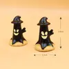 Adornos de Halloween fantasma diablo calabaza decoraciones muñeca de resina diy micro paisajismo fiesta de Halloween paisajismo