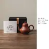 Tetera Miyan Original de Arcilla Púrpura Zhuni para Mujeres, Tetera Sentada, Tetera Doméstica Vintage con Filtro, Juego de Té Kung Fu