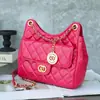 2025 Nova Bolsa Pequena de Fragrância Primeira Camada Couro Bovino Bolsa Hobo Tmall Elf Moda Mais Fácil de Combinar Passeio Transversal Bolsa Feminina