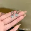 Versátiles Clips para Orejas en Forma de Corazón con Circonita Microincrustada, Plata S925, Modernos y Versátiles, Estilo Francés de Lujo Ligero, Pendientes de Gama Alta al por Mayor para Mujer