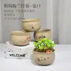 Cerámica Cocida Llana Gres Florero Carnoso Orquídea Ciruelo Bambú Crisantemo Aplique Transpirable Maceta para Plantas Verdes Hortícolas Origen Venta al por Mayor