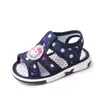Sandalias de verano para bebé, antideslizantes, de suela suave, transpirables, de tela, venta al por mayor, MY23-9