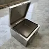Caixa de Ferramentas de Aço Inoxidável Armazenamento Interno Externo Garfo Caminhonete Carga Van Reparo Suplemento Espessada Ampliada