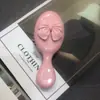 Peine Lindo con Lazo Portátil Mini Plegable Peine con Cojín de Aire Peine Masajeador con Bolsa de Aire