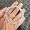 Alternativa Asequible a las Pulseras Costosas de Jadeíta Azul Agua para Hombres y Mujeres, Abalorios Estilo Vintage, Pulseras y Collares de Jade Cortados Rectos Color Azul Lago Verde Aceite