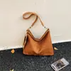 Bolso Retro Mate para Mujer Estilo Commuter 2025 Nueva Moda Bolso de Hombro de Gran Capacidad Bolso Cruzado Niche para Commuter