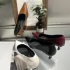 Elegantes Zapatos de Tacón Alto 2025 Primavera Nuevo Estilo de Moda Tacón Fino Punta Fina Zapatos de Salón para Mujer Tacones Altos de Punta Fina Negros