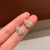 Nuevos Pendientes de Calabaza de Moda Estilo Chino para Mujer, Elegantes y Versátiles para el Trabajo, Tachuelas de Lujo Ligero, Pendientes Vintage y Sofisticados