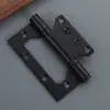 Bisagra de puerta de madera excéntrica para puerta de madera sin ranuras, 4 pulgadas, 5 pulgadas, bisagra de rodamiento, bisagra de puerta excéntrica, bisagra de acero inoxidable engrosada