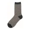 Nuevos calcetines a rayas combinables para mujer, calcetines de algodón, Primavera y Otoño, a media pantorrilla, ins, de moda, Corea del Sur, japoneses, desodorantes, calcetines de pareja para hombre