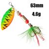 Señuelo Depredador Tiburón Spinnerbait Metálico Cuchilla de Hierro Señuelo Falso Compuesto Venta al por Mayor Equipo de Pesca Accesorios para Señuelos/Spinnerbait de Spinning