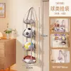 Bolsa colgante para guardar pelotas, estante de fútbol para niños en casa, entrada detrás de la puerta, estante de baloncesto para montar en la pared sin taladro