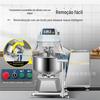 Batedeira de massa comercial 100kg batedeira de massa com cilindro giratório 3/4/5 pacotes de farinha grande batedeira de massa automática voltagem personalizada