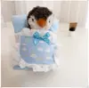 Solo RopaPeanut Penguin Ropa Colgante de Muñeca de 11 cm Peanut Penguin Ropa Bufanda Cama