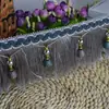 Fornecimento de fábrica pingente de borla renda para cortina nervura barba de dragão acessórios para cortina acessórios para hotel casa